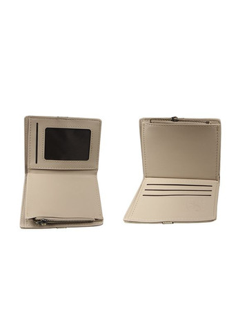 Женский кошелек PT23-2087 Beige клатч с пряжкой повседневный складной маленький 5шт Prettyzys (352012512)