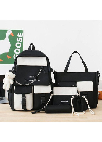 Универсальный набор для школы "5 в1": Рюкзак, Сумка, Клатч, Пенал сумочка-мешочек No Brand (351585060)