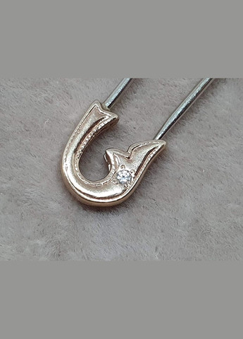 Золотая брошь с бриллиантом. 3083329Б Гаразд (316131694)