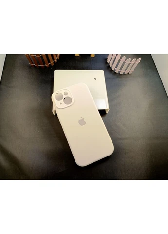Чехол для iPhone 15 (2 WHITE), силиконовый чехол на 15 АйФОН белый противоударный Silicone Case (396507804)