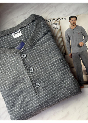 Пижама мужская теплая кашемир Leyla (365291017)