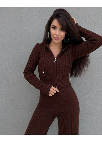 Стильний в’язаний комплект зі щільної машинної в’язки Vakko (362556033)