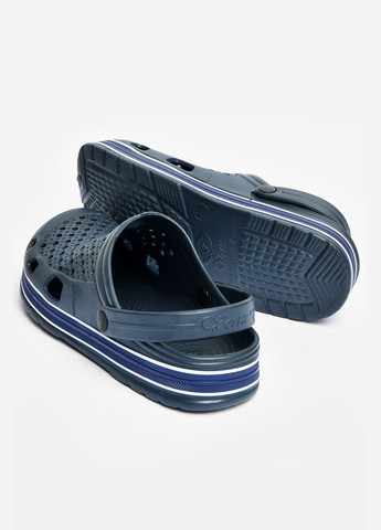 Темно-синие кэжуал кроксы мужские темно-синего цвета Let's Shop