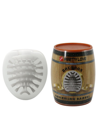 Мастурбатор яйце Barrel білий, 5.5 см Pretty Love (361670126)