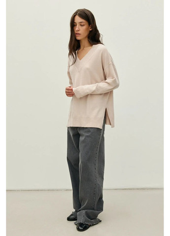 Пуловер базовый, цвет Молочный Rica Mare (367831698)