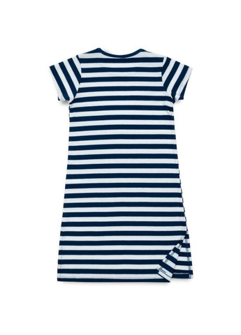 Комбінована сукня в смужку (12409-134g-blue) Breeze (300624802)