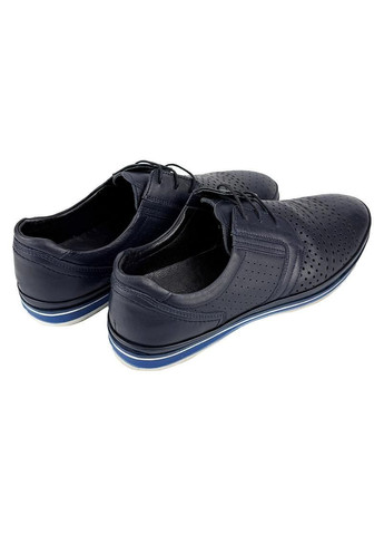 Туфлі чоловічі шкіряні сині N-00192 No Brand (346394774)