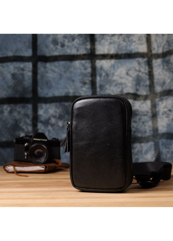 Сумка-слинг для мужчин из натуральной кожи 22955 Vintage (366881180)