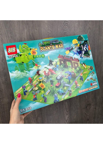 Детский конструктор Растения против Зомби 458 деталей игрушка лего разноцветная No Brand (352709454)