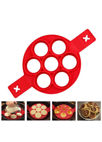 Силиконовая форма для приготовления оладий и яичницы Cake Maker Kitchen Master (355341936)