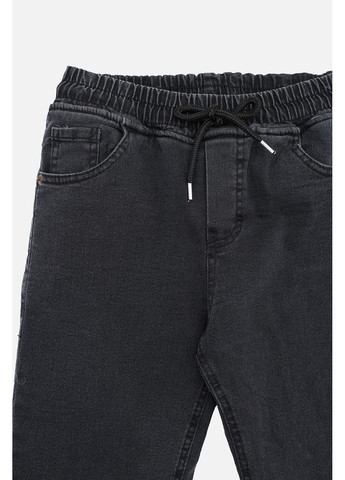 Черные зимние джинсы carrot для мальчика цвет черный цб-00286571 Gocer