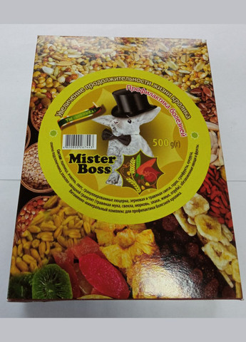 Корм для кролика Mister Boss ТМ "Моніка". Профілактика хвороб. 500 г. No Brand (320950554)