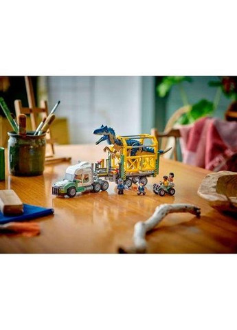 Конструктор Jurassic World Миссии динозавров: Грузовик для перевозки аллозавра, 588 деталей, от 8 лет (76966) Lego (369941138)