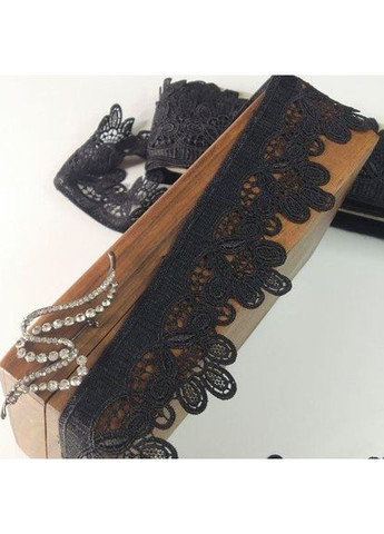 Кружево макраме 5см (13 м) Цвет черный (47-H2122-2) Plus-plus (352747488)