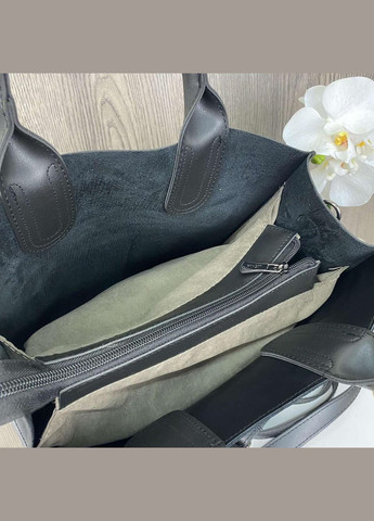 Женская сумка из натуральной замши с змеиным принтом и съемным плечевым ремнем бордовая (sku_817) No Brand (330575676)