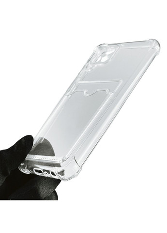 Чехол для Galaxy M32 4G SM-M325F с бронь углами с карманом для k-pop на самсунг м32 4г прозрачный Samsung (366023208)