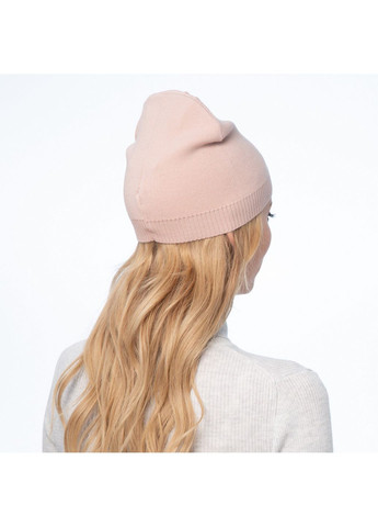Шапка біні жіноча віскоза бежева LUMINA LuckyLOOK 237-407 (322792545)