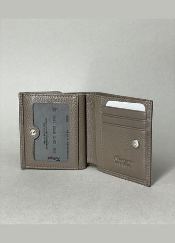 Женский кошелек из натуральной высококачественной кожи, компактный классика Karya Гаманець (348357467)