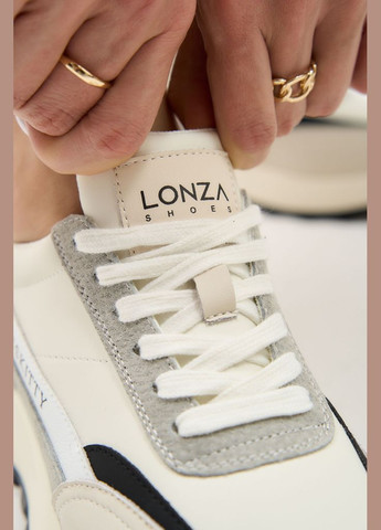 Белые демисезонные кроссовки 186642 Lonza