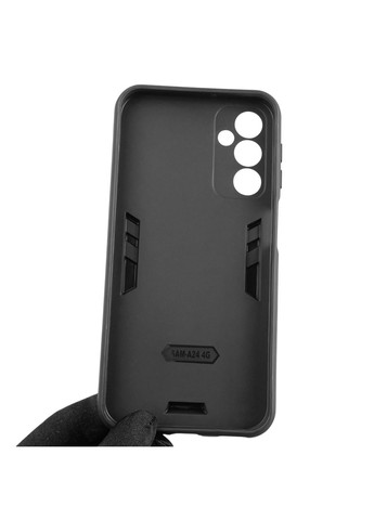 Чехол для телефона Galaxy A25 5G (SM-A256B) бронированный с кольцом-держателем на самсунг а25 чёрный Samsung (366236072)