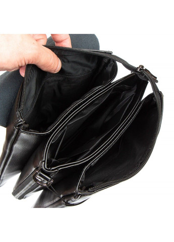 Мужская сумка через плечо из кожзама 525-2 black Dr. Bond (291682865)