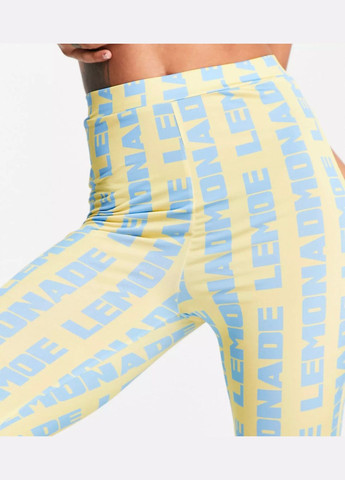 Брюки Желтые с текстовым принтом BTG-0015 Collusion (293060954)