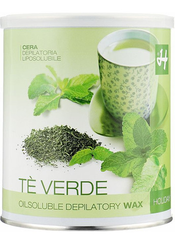 Теплий віск для депіляції з екстрактом зеленого чаю Depilatory Wax Green Tea 400ml (999074-41281) Holiday (365799564)