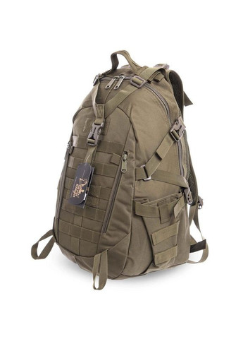 Рюкзак тактичний штурмовий триденний 9386 (нейлон, оксфорд, р-р 50х30х19см, 28л, оливковий) SILVER KNIGHT (361436397)