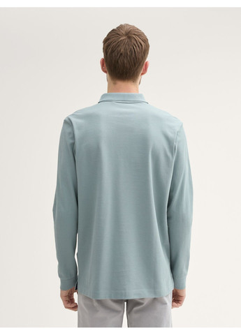 Лонгслів-поло Tom Tailor зелений