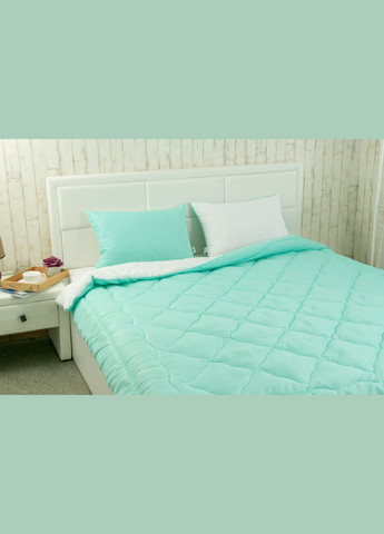 Набір ковдра 140х205 + подушка 50х70 силіконова "" Руно К_924.52СЛ200_Бірюзовий (300530002)