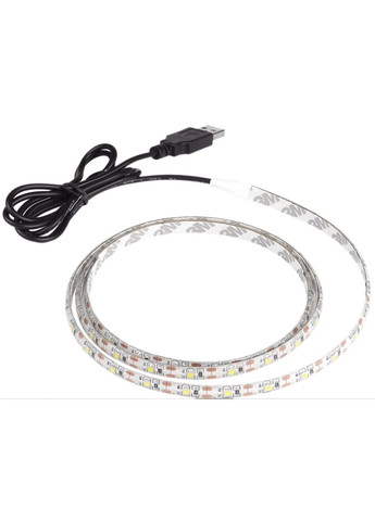 Світлодіодная LED стрічка 2м 60діодів USB живлення від мережі, ноутбука, powerbank нейтральне свічення Inspire (284419225)