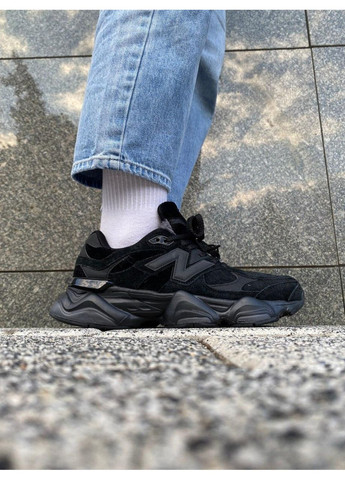 Черные зимние кроссовки мужские new balance 9060 black нью беланс 9060 No Brand