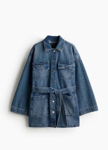 Синяя демисезонная куртка H&M