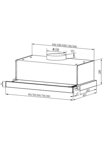 Вытяжка TLSC X A60 2LS (305.0569.214) Faber (385545255)