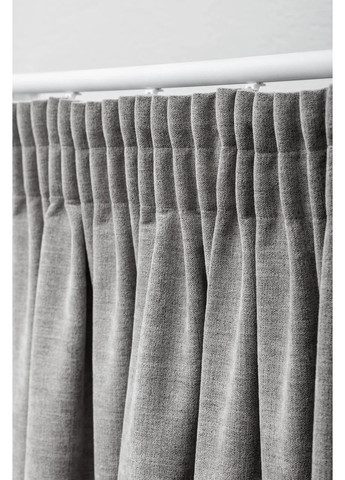 Шторы из матового шенила 2шт. 1,5м х от 2,5м до 3м HYGG (370367266)