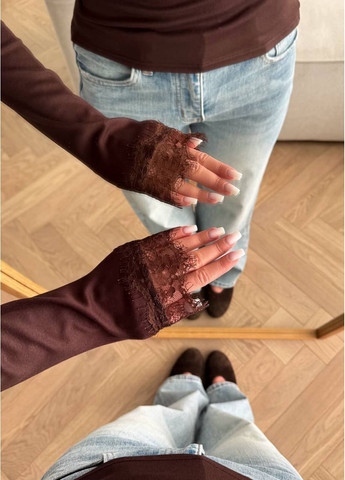 Віскозна кофтинка з мереживом Luna (370299460)