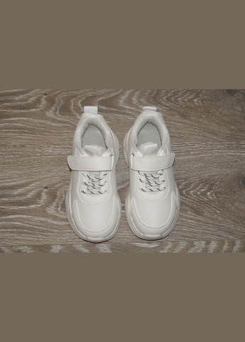 Білі осінні демісезонні кросівки для дівчаток білі jackred No Brand Aeromax