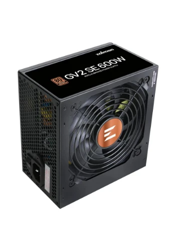 Блок питания GV2SE (600W) 88%, 80+ Bronze, 120мм, 1xMB 24pin(20+4), 1xCPU(4pin+ 8pin), 4xMolex, 6xSATA, 2xPCIe 8pin(6+2) Zalman (393451510)