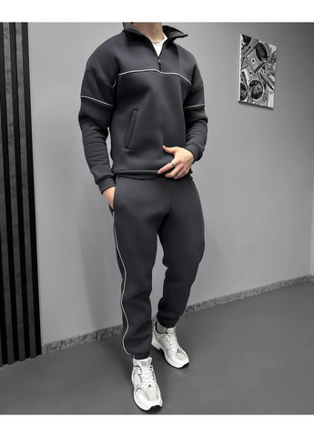 Чоловічий зимній костюм з якісної тринитки на флісі — ЗАМІР В ОПИСІ DK/DL Мода без кордонів (370303164)