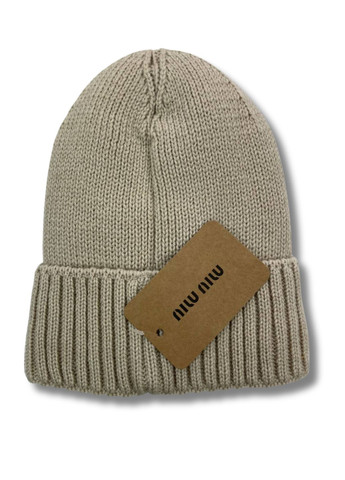 Жіноча зимова шапка на флісі - МіуМіу / MiuMiu No Brand Шапка жіноча (364103405)