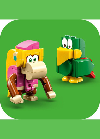 Конструктор Super Mario Импровизация в джунглях Дикси Конг. Дополнительный набор, 174 детали () Lego 71421 (328396170)
