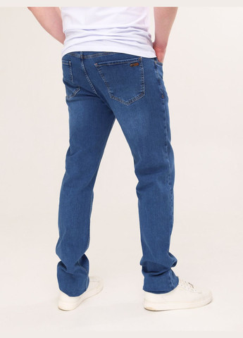 Синие демисезонные прямые джинсы мужские синие прямые 36 длина Пряма FRANCO BENUSSI