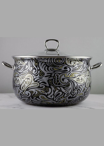 Кастрюля Лунный свет Premium GT-T-224-М 24 см, 5,7 л (96321) Gusto (317346737)