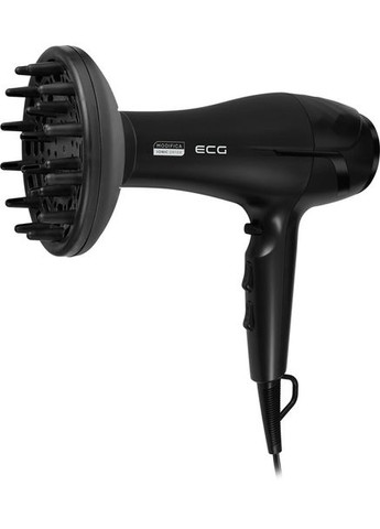 Фен Modifica Nera Grande 2200 Вт чорний ECG (364104571)