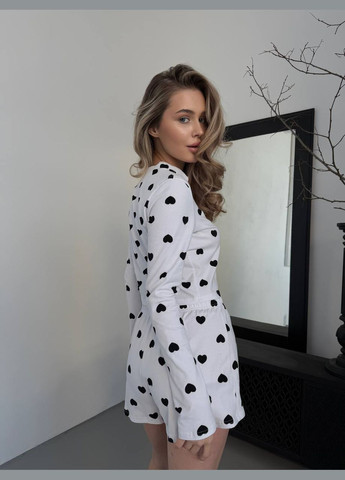 Белая всесезон пижама женская No Brand