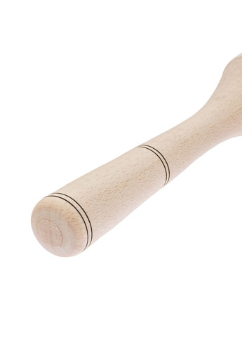 Макогон товкушка картоплем'ялка фігурна середня дерев'яна 24 см Woodly (317499595)