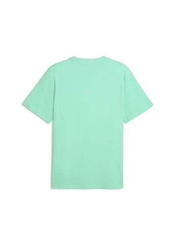 Зелена футболка essentials small no.1 logo tee men Puma
