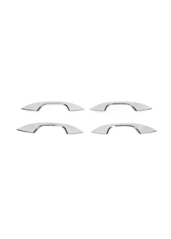 Накладки на ручки (4 шт, нерж) для Volkswagen Caddy 2020- рр CARMOS (391743345)