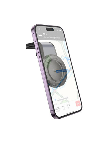 Автотримач для телефона H59 Show ring magnetic car holder (L air outlet) Hoco (369474808)