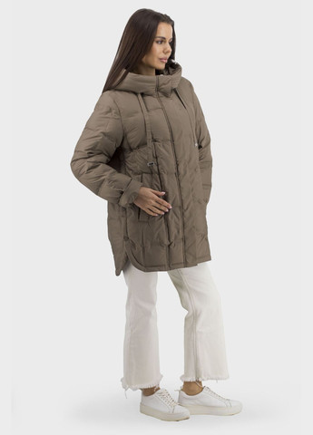 Коричневая демисезонная женская куртка (, ), 47353 Snow Owl